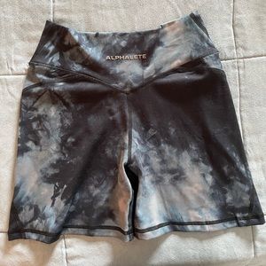 Alphalete 5” surface power shorts, size Medium. Worn twice.